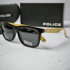 عینک آفتابی چوبی POLICE 8090 (تک و عمده)